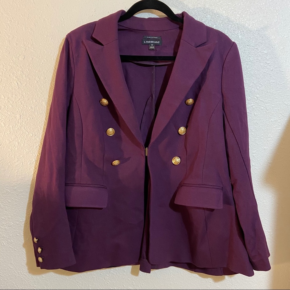 dark plum blazer